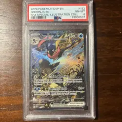Pokemon Greninja EX #132 Promo 2024 Special Illustration Collection PSA 8 - Image 1