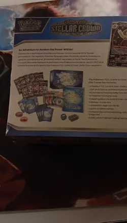 Pokemon TCG Scarlet & Violet Stellar Crown Elite Trainer Box Sealed - Image 3