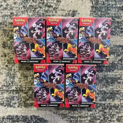 Pokemon Scarlet & Violet Destined Rivals Booster Bundle Lot (5 Boxes) - Image 1