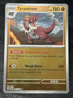 Tyrantrum 045/088 - Reverse Holo - Pokemon TCG: Perfect Order - English NM - Image 1