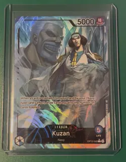 One Piece Bandai Kuzan Leader OP12-040 Alt Art Foil 5000 Power - Image 1