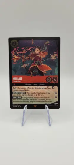Disney Lorcana TCG: Mulan - Elite Archer 224/204 Illumineer's Quest Deep NM - Image 1