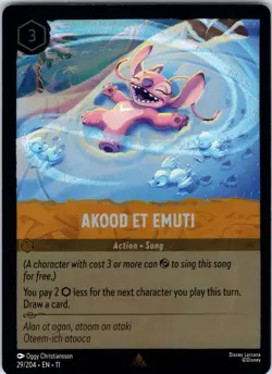 Disney Lorcana Akood Et Emuti Winterspell Rare #29/204 NM - Image 1