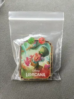 Disney Lorcana Archazia's Island Mad Hatter Unruly Eccentric Promo Pin - NEW - Image 1