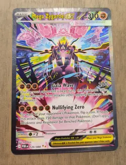 Mega Zygarde EX Pokemon TCG Card 120/088 POR EN English - Image 2