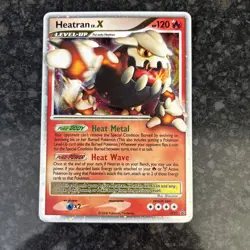 Heatran LV.X Level X Rare Holo Promo Pokemon Card DP31 - Image 1