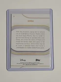 2025 Topps Chrome Disney #11 Simea Teal Refractor #160/299 Numbered Card - Image 3
