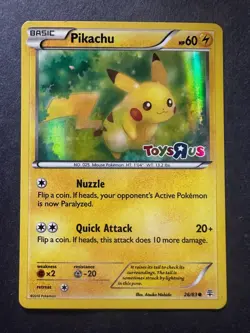 Pikachu - (Toys R Us) 026/083 Miscellaneous Cards & Products Holo - Image 1