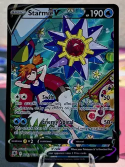 Starmie V TG13/TG30 Swsh10:Astral Radiance Trainer Gallery Holo Pokemon Card TCG - Image 1