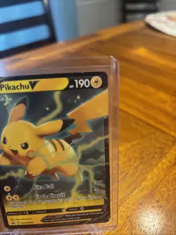 Pikachu V SWSH063 SWSH: Sword & Shield Promo Cards Holo - Image 3