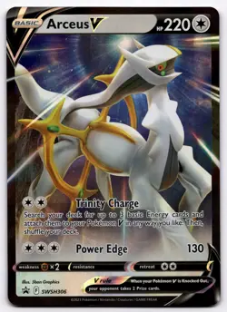 Arceus V - - SWSH306 SWSD Promo SWSH: Sword & Shield Promo Cards NM - Image 1