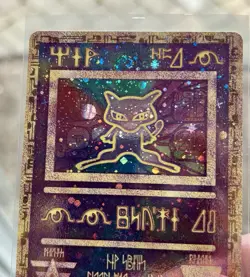 Pokemon TCG Ancient Mew Promo Holo Rare Card 1999/2000 - WOTC Crease SWIRL 🌀 - Image 3