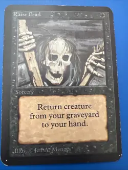 Vintage~MTG💀Raise Dead💀Magic the Gathering~1994 - Image 1