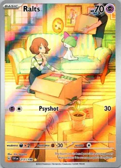Pokemon TCG Ralts 211/198 SV01: Scarlet & Violet Base Set Holo NM (SKU 1-5) - Image 1