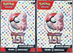 Pokemon Scarlet & Violet 151 Booster Bundle Boxes X2 - NEW SEALED - SHIPS FAST!! - Image 1