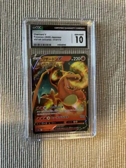 Pokemon 2022 VSTAR Universe Charizard V Japanese CGC 10 Graded Card 013/172 - Image 1