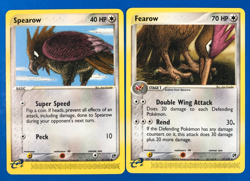 Pokemon Fearow 37/100 & Spearow 81/100 Ex Sandstorm E-Series LOT Vtg LP+/NM - Image 1