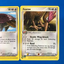 Pokemon Fearow 37/100 & Spearow 81/100 Ex Sandstorm E-Series LOT Vtg LP+/NM - Image 3