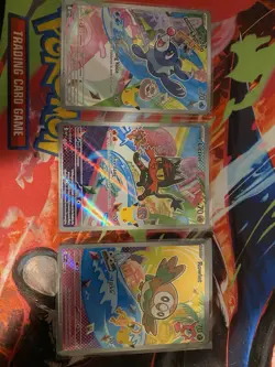 Pokemon First Partner Illustration Collection | Gen 7 Starters | Set Of 3 - Image 1