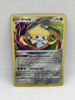 Jirachi HOLO Amazing Rare 119/185 Vivid Voltage Pokemon TCG NM - Image 1