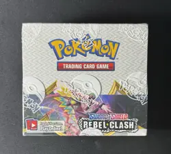 Pokemon TCG Sword & Shield Rebel Clash Booster Box English Factory (See Photos) - Image 1