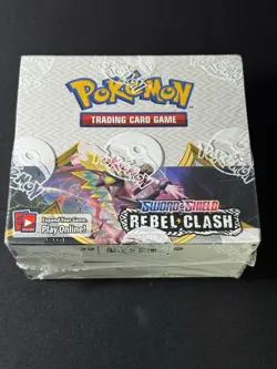 Pokemon TCG Sword & Shield Rebel Clash Booster Box English Factory (See Photos) - Image 2