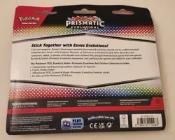 Pokemon TCG Prismatic Evolutions Blister Sylveon Tech Sticker Collection Sealed - Image 2