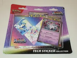 Pokemon TCG Prismatic Evolutions Blister Sylveon Tech Sticker Collection Sealed - Image 3