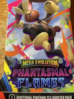 POKEMON MEGA EVOLUTION PHANTASMAL FLAMES (1)SLEEVE SEALED Mega Lopunny Illus. - Image 4
