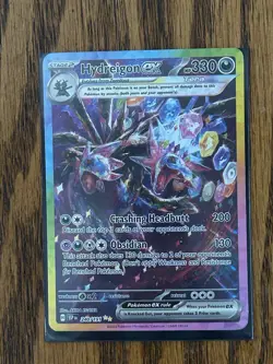 Pokemon TCG Hydreigon EX Surging Sparks SAR 240/191 - Image 1