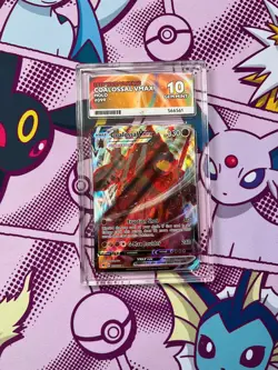 Pokemon TCG - Coalossal VMAX 099/185 - SWSH Vivid Voltage - Graded - ACE 10 - Image 1
