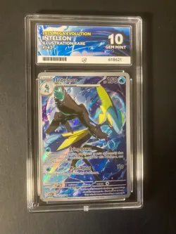 Pokemon TCG Inteleon 142/132 Mega Evolution Illustration Rare Ace 10 - Image 1