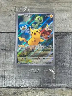 Pikachu 027 Promo Holo Black Star Sealed New Pokemon TCG - Image 1