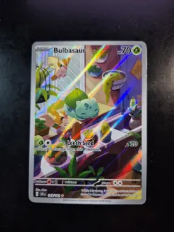 Pokemon TCG Bulbasaur 143/142 Sv07: Stellar Crown Illustration Rate Near Mint - Image 1