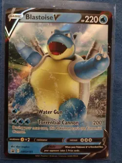 BLASTOISE V SWSH101 HOLO PROMO SWORD & SHIELD PROMO POKEMON HOLO NM - Image 2