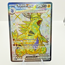Tyranitar ex 211/197 Full Art Ultra Rare Obsidian Flames Pokemon TCG NM/Mint - Image 1