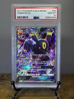 Pokemon TCG Sun & Moon Base - UMBREON GX - 80/149 - PSA Gem Mint 💎 - Image 1