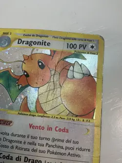 Pokemon Dragonite 9/165 Holo Italian Expedition Base Set Damaged WOTC - Image 4