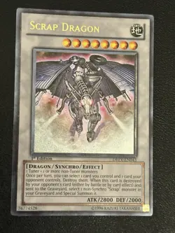 Yugioh Scrap Dragon DREV-EN043 Ultimate Rare 1st Ed NM - Image 1