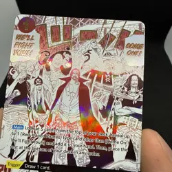 One Piece Come On!! We'll Fight You!! Alternate Art Holo Super Rare OP09-020 - Image 3