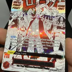 One Piece Come On!! We'll Fight You!! Alternate Art Holo Super Rare OP09-020 - Image 4