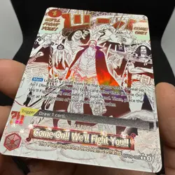 One Piece Come On!! We'll Fight You!! Alternate Art Holo Super Rare OP09-020 - Image 5