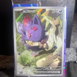 Journey Together N's Zorua Black Star Promo Card 189 Etb Pokemon TCG Sealed - Image 1