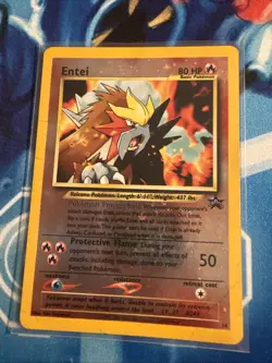 Pokemon Entei Promo Reverse Holo Wotc 34/53 Basic 80 HP English TCG Card - Image 1