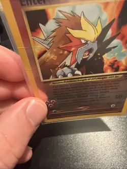 Pokemon Entei Promo Reverse Holo Wotc 34/53 Basic 80 HP English TCG Card - Image 5