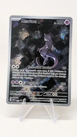 Pokemon Mewtwo SVP052 Holo Rare Card Scarlet & Violet Promo, Near Mint Condition - Image 1