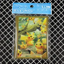Pikachu Forest Ver. 2 Pokemon Center Card Sleeves (64) - Image 1