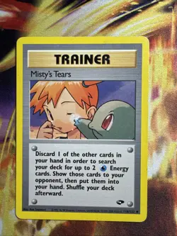 Pokemon TCG Trainer Misty's Tears Gym Challenge Card 118/132 - Image 1