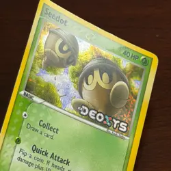 Seedot 71/107 Reverse Holo Common EX Deoxys Pokemon Card - Image 3