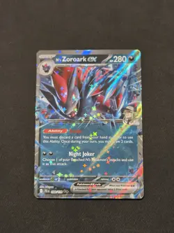 Pokemon TCG N's Zoroark EX Double Rare Holo Card 098/159 SV09 Journey Together - Image 1